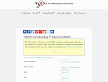 Tablet Screenshot of canadian-pill-identifier.com